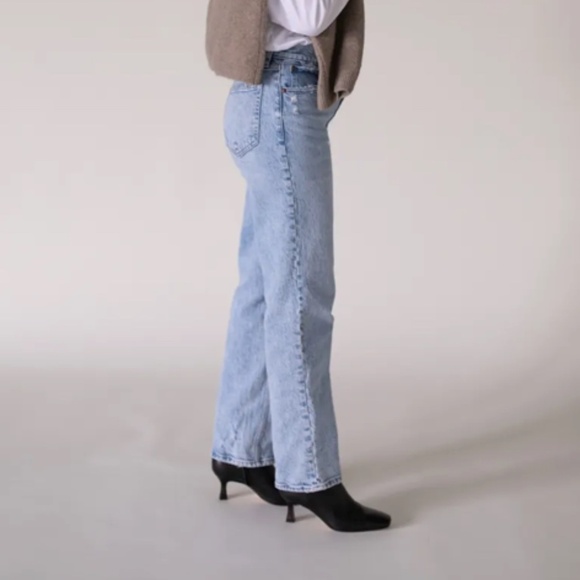 Abercrombie & Fitch The 90s Ultra High Rise Straight Jeans – Curve Love – 6S/28 - Picture 2 of 13